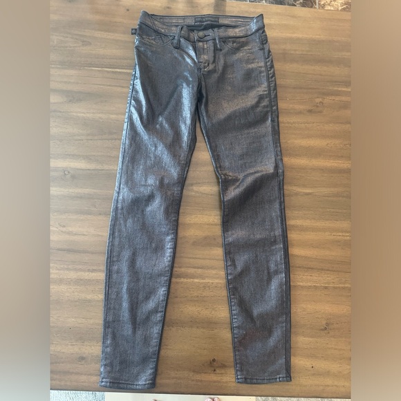Rock & Republic Bronze Metallic Kashmiere Jeans – Size 4 – Gently Worn - Picture 1 of 8